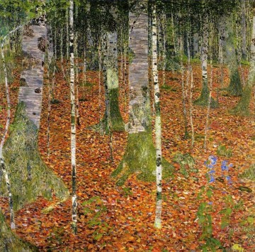  abedules Obras - Cortijo con abedules Gustav Klimt